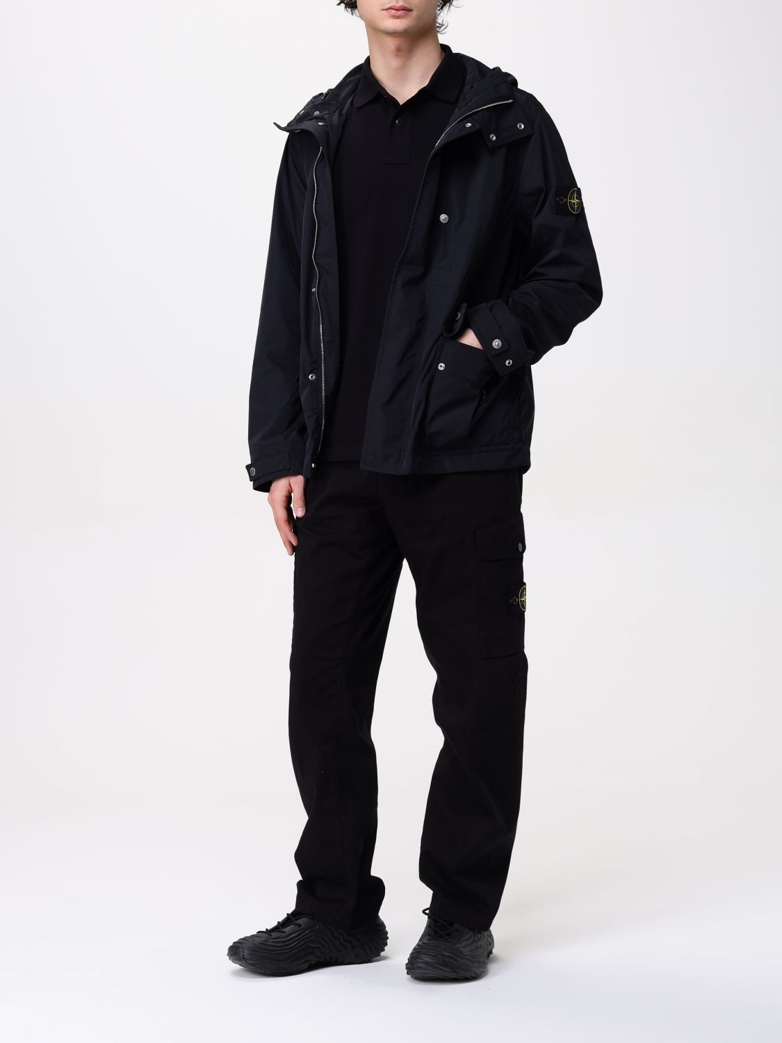 STONE ISLAND POLO: Polo homme Stone Island, Noir - Img 2