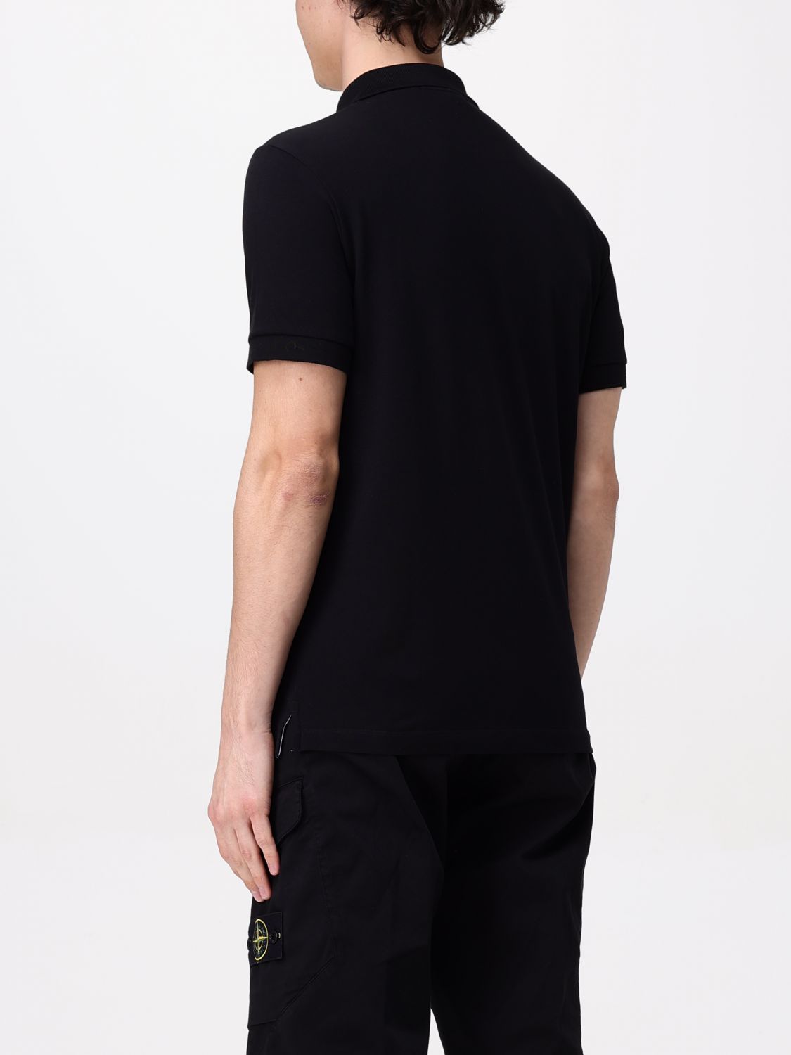 STONE ISLAND POLO: Polo homme Stone Island, Noir - Img 3