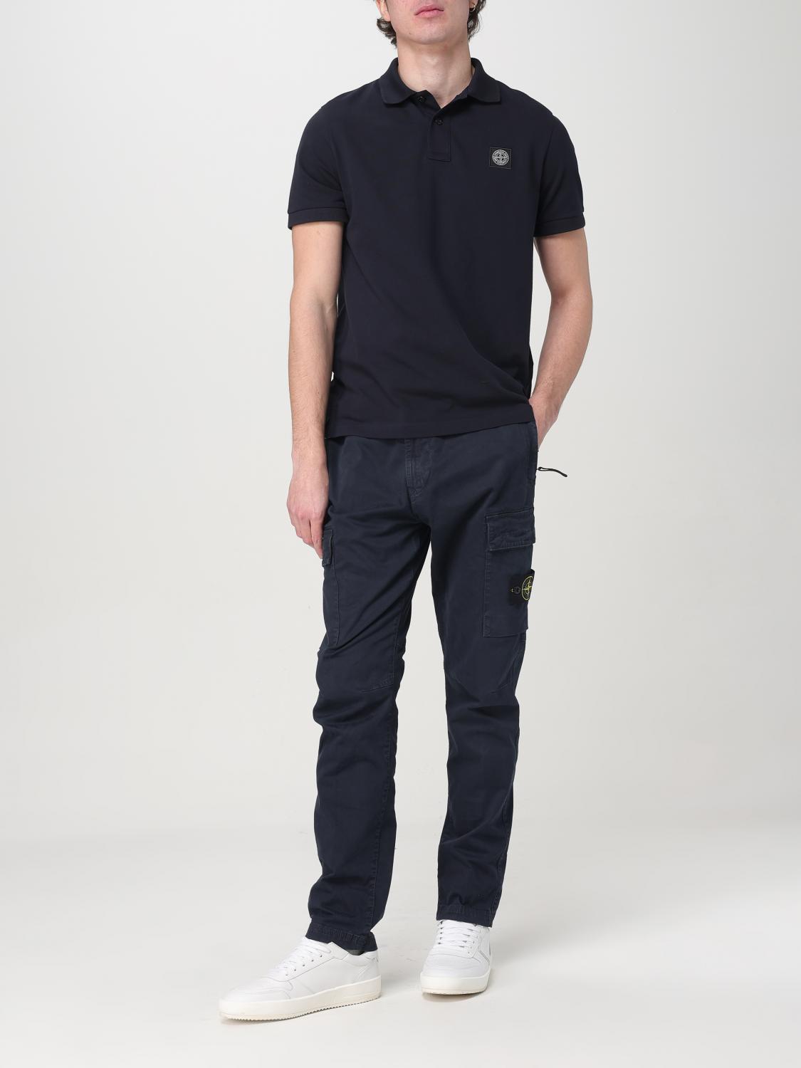 STONE ISLAND POLO: Polo homme Stone Island, Bleu - Img 2