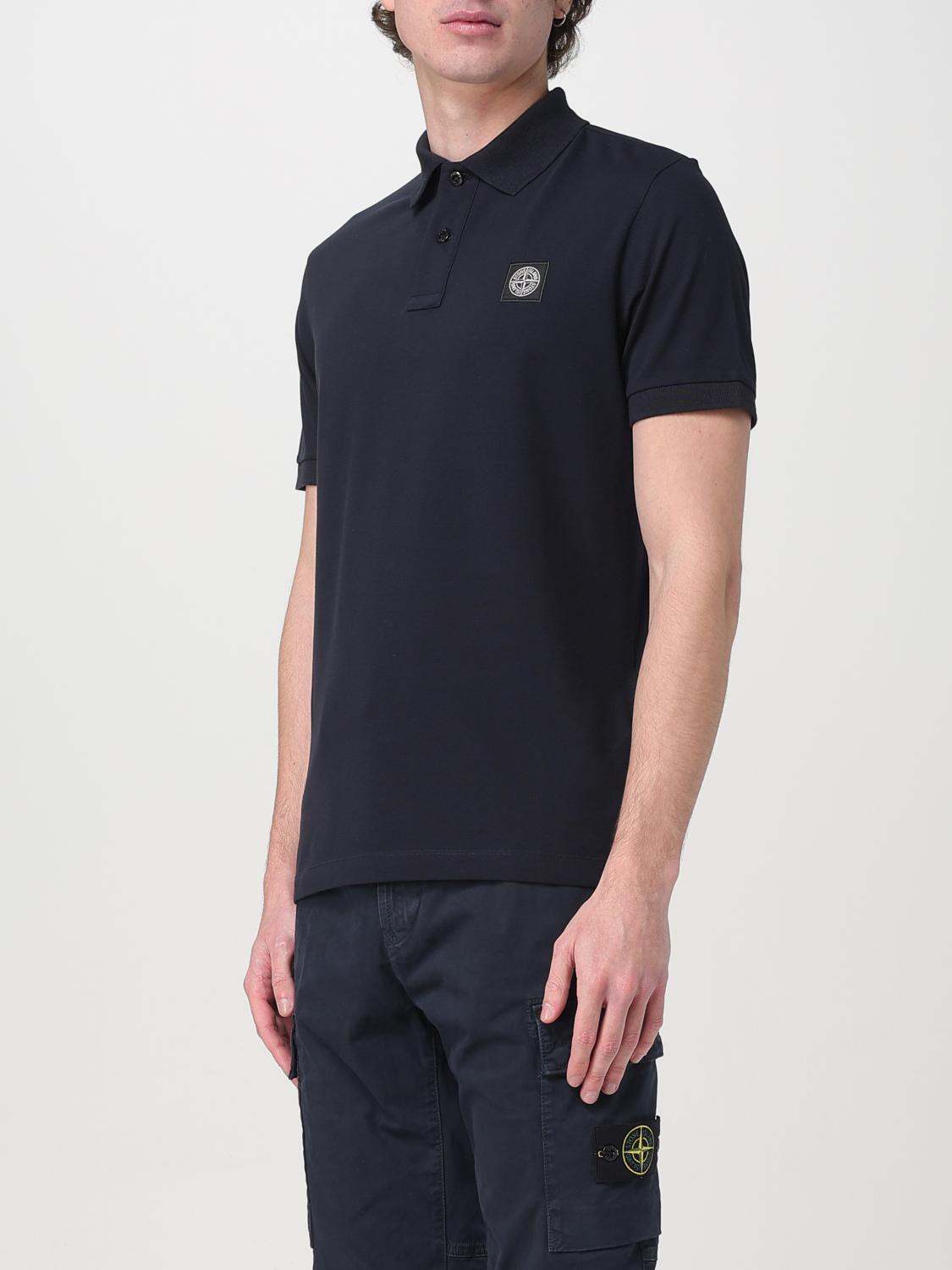 STONE ISLAND POLO: Polo homme Stone Island, Bleu - Img 4