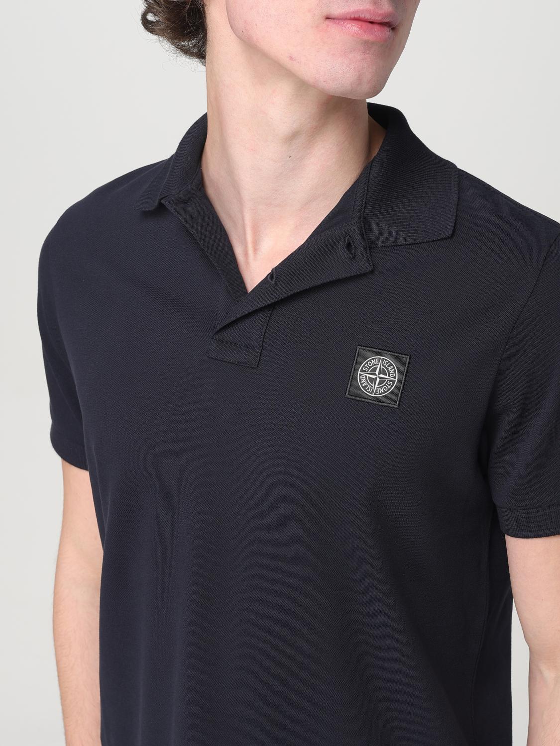 STONE ISLAND POLO: Polo homme Stone Island, Bleu - Img 5