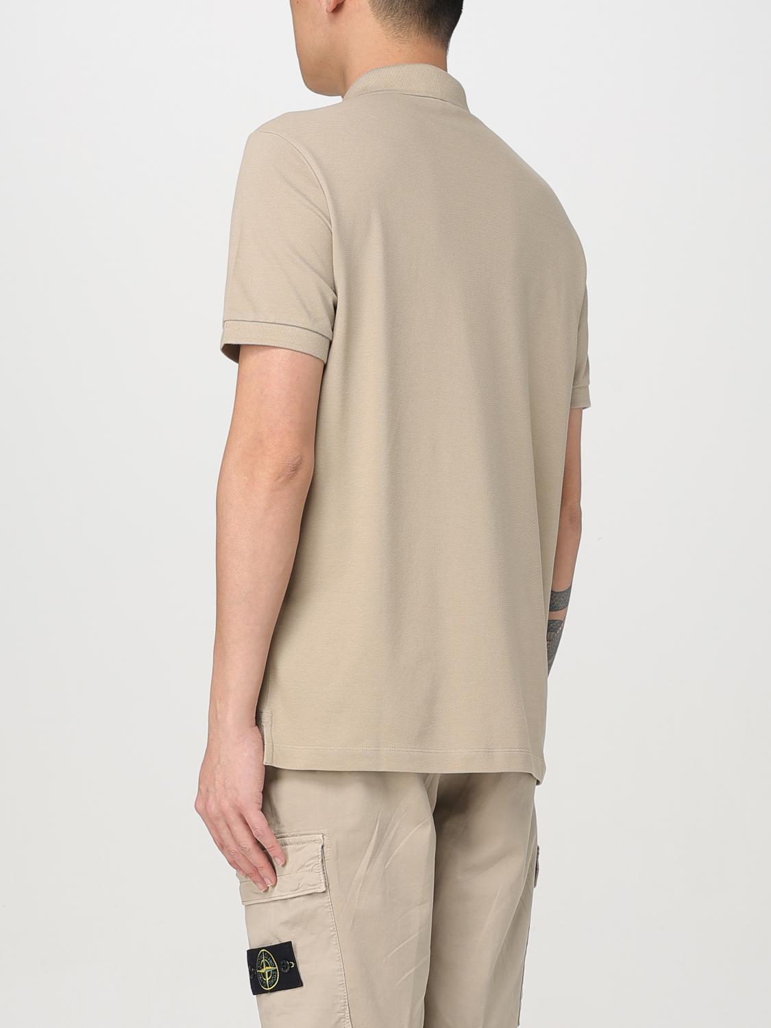 STONE ISLAND POLO: Polo homme Stone Island, Beige - Img 3