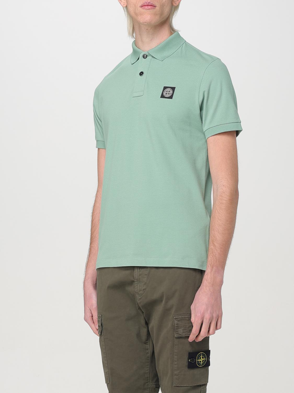 STONE ISLAND POLO: Polo homme Stone Island, Menthe - Img 4