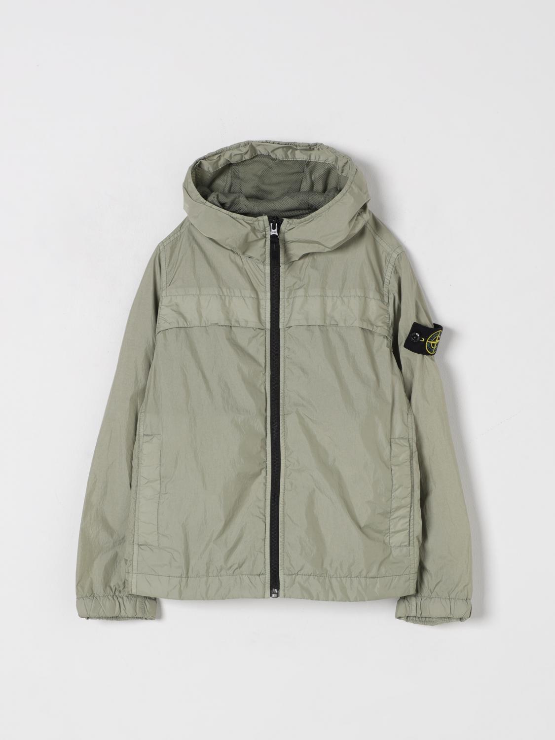 STONE ISLAND JUNIOR ジャケット: ジャケット ボーイ Stone Island Junior, グリーン - Img 1