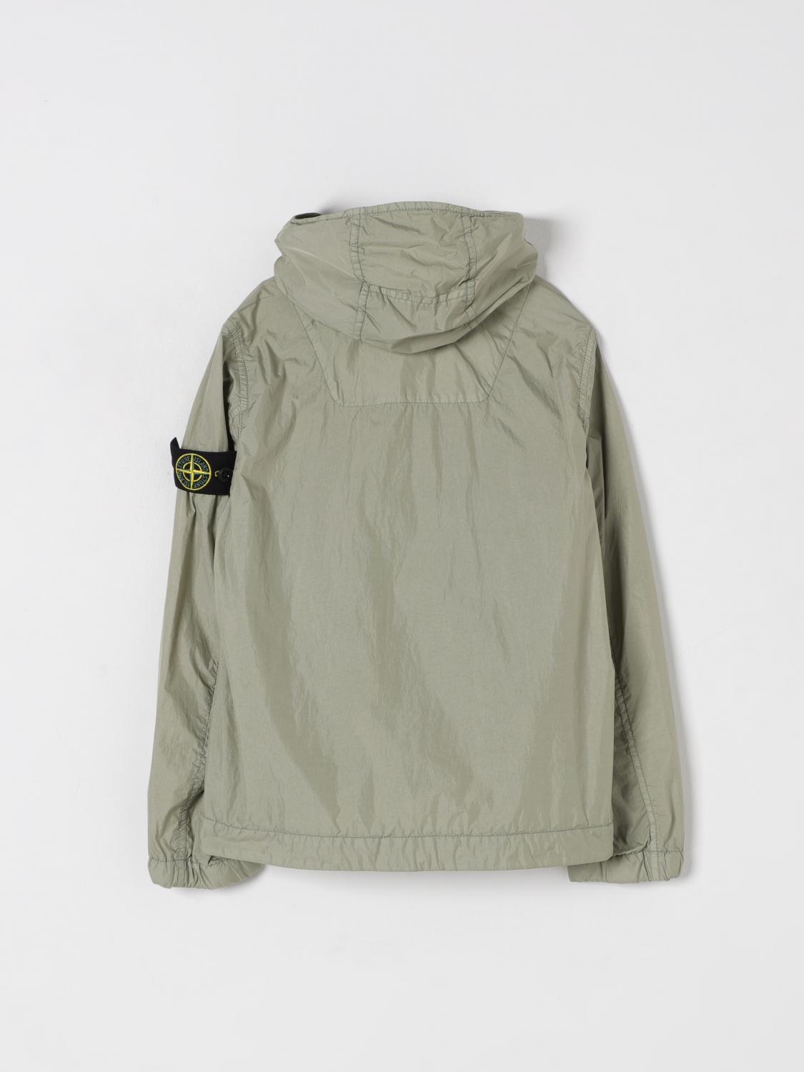 STONE ISLAND JUNIOR ジャケット: ジャケット ボーイ Stone Island Junior, グリーン - Img 2