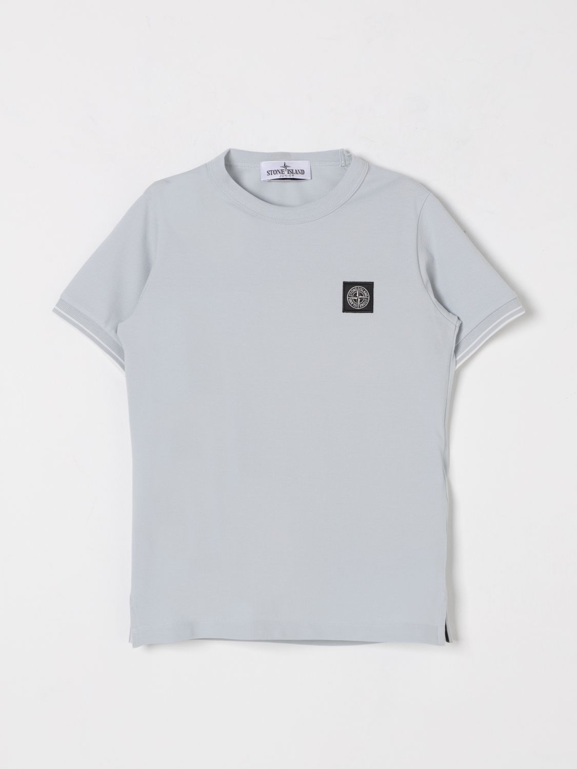 STONE ISLAND JUNIOR T-SHIRT: T-shirt kids Stone Island Junior, Gnawed Blue - Img 1