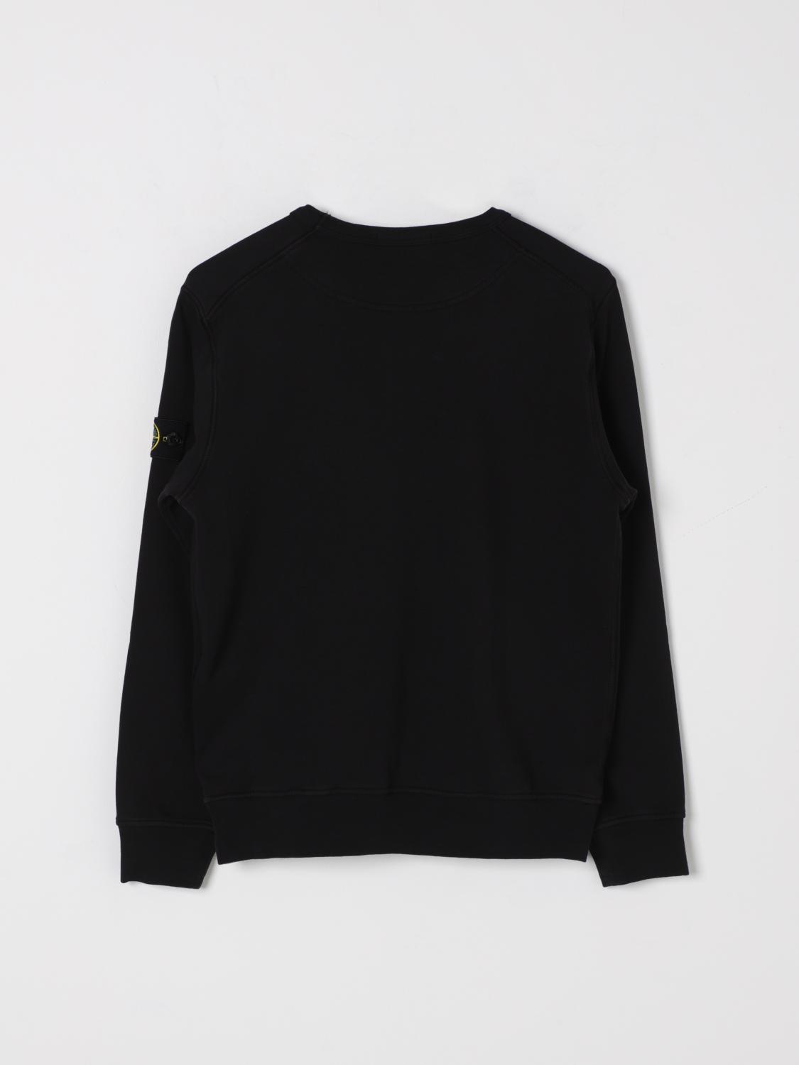 STONE ISLAND JUNIOR SWEATER: Sweater kids Stone Island Junior, Black - Img 2