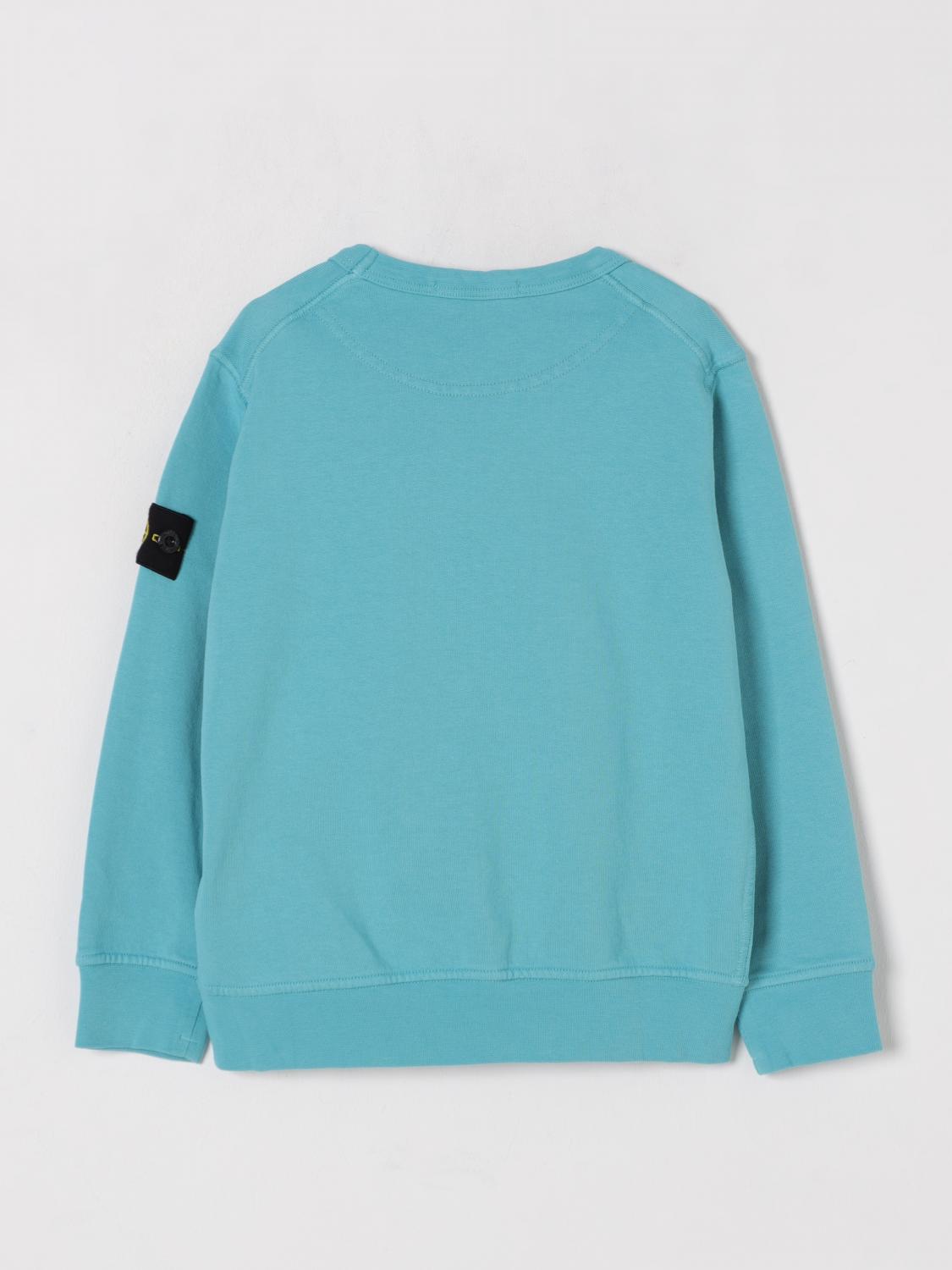 STONE ISLAND JUNIOR PULLOVER: Pullover kinder Stone Island Junior, Türkis - Img 2