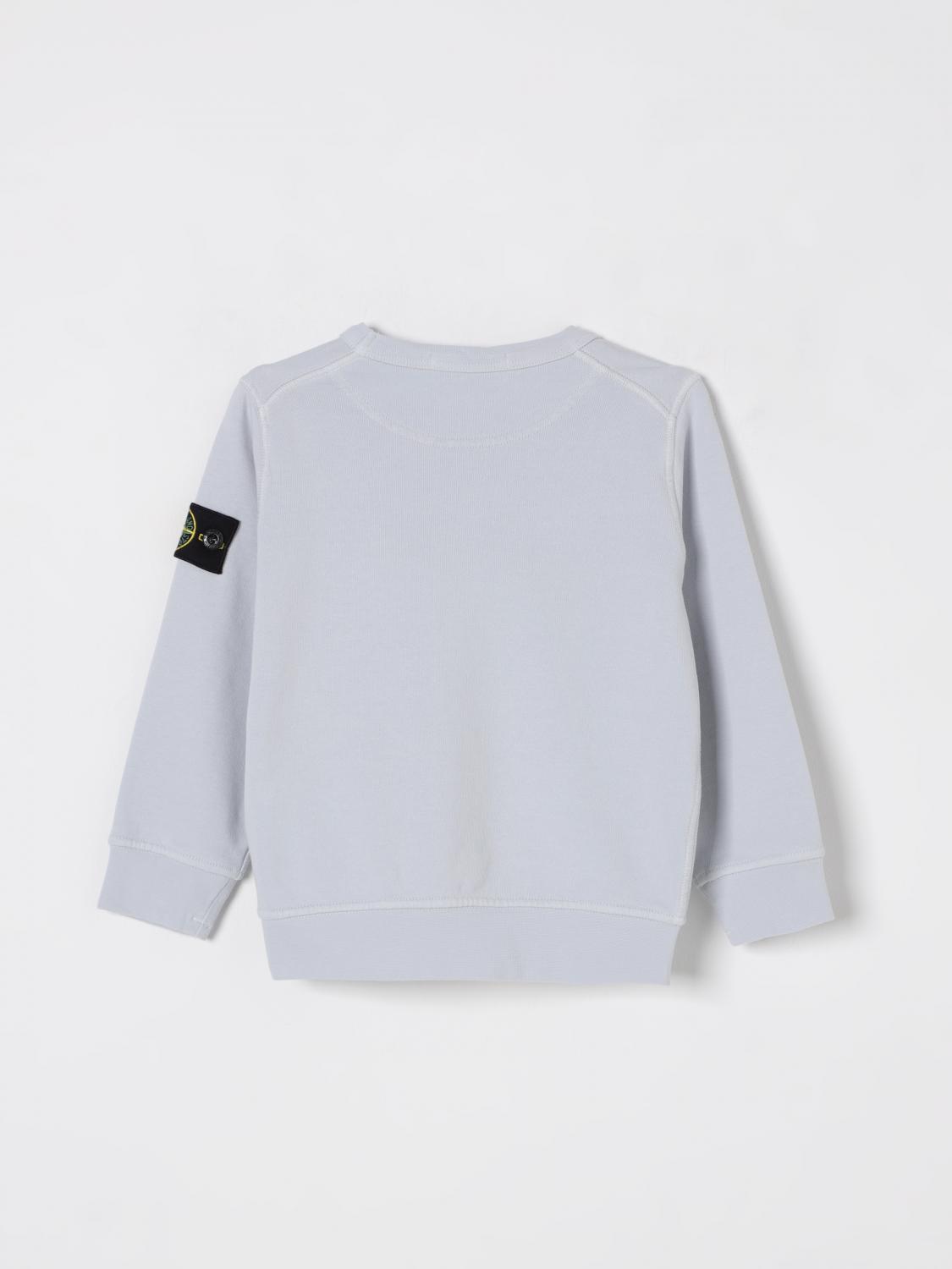 STONE ISLAND JUNIOR SWEATER: Sweater kids Stone Island Junior, Gnawed Blue - Img 2