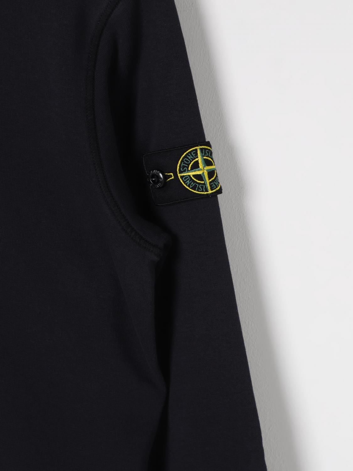 STONE ISLAND JUNIOR SWEATER: Sweater kids Stone Island Junior, Navy - Img 3