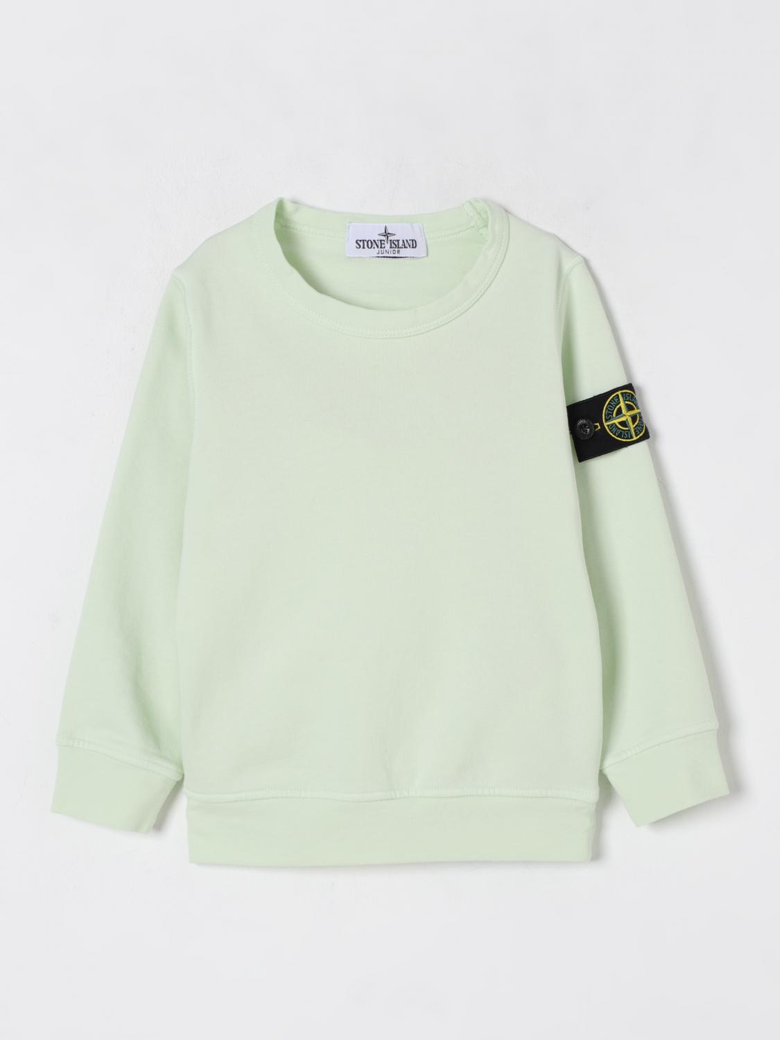 STONE ISLAND JUNIOR PULLOVER: Pullover kinder Stone Island Junior, Mint - Img 1