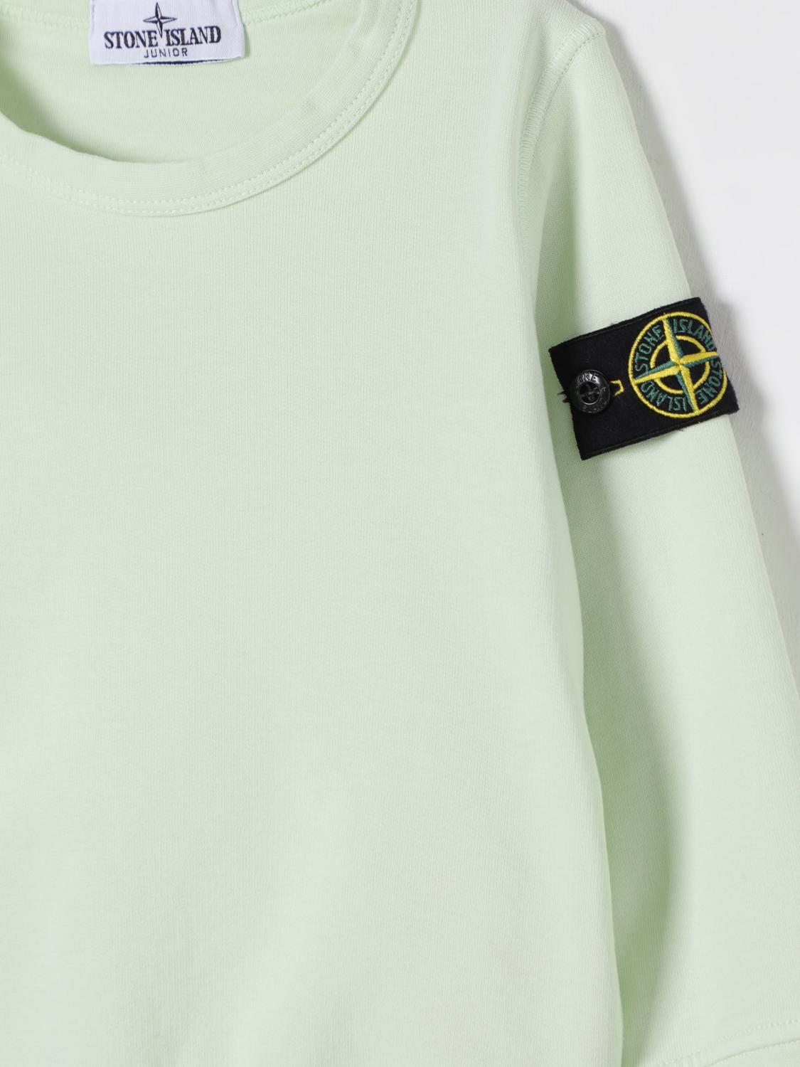 STONE ISLAND JUNIOR PULLOVER: Pullover kinder Stone Island Junior, Mint - Img 3
