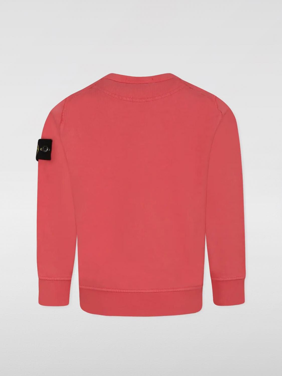 STONE ISLAND JUNIOR PULLOVER: Pullover kinder Stone Island Junior, Geranium - Img 2