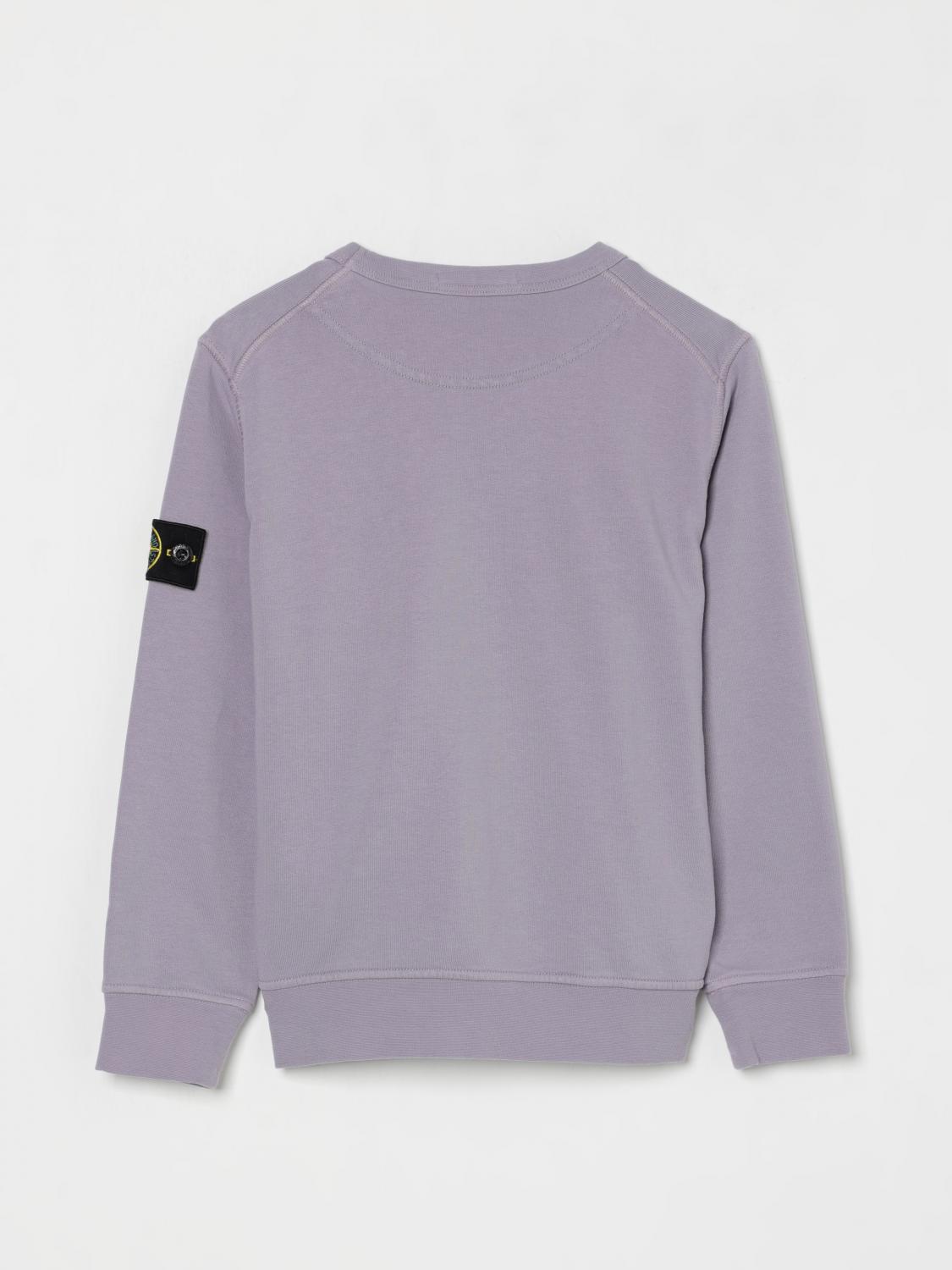 STONE ISLAND JUNIOR PULLOVER: Pullover kinder Stone Island Junior, Glyzinien - Img 2