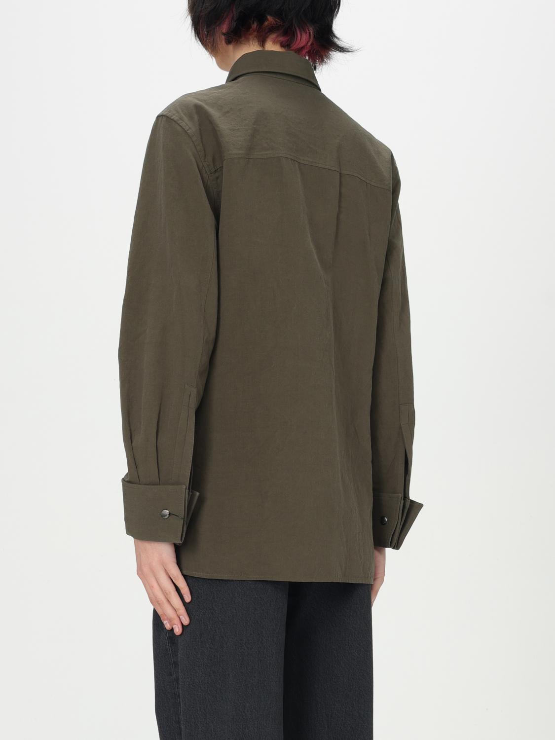 SAINT LAURENT CAMISA: Camisa mujer Saint Laurent, Kaki - Img 3