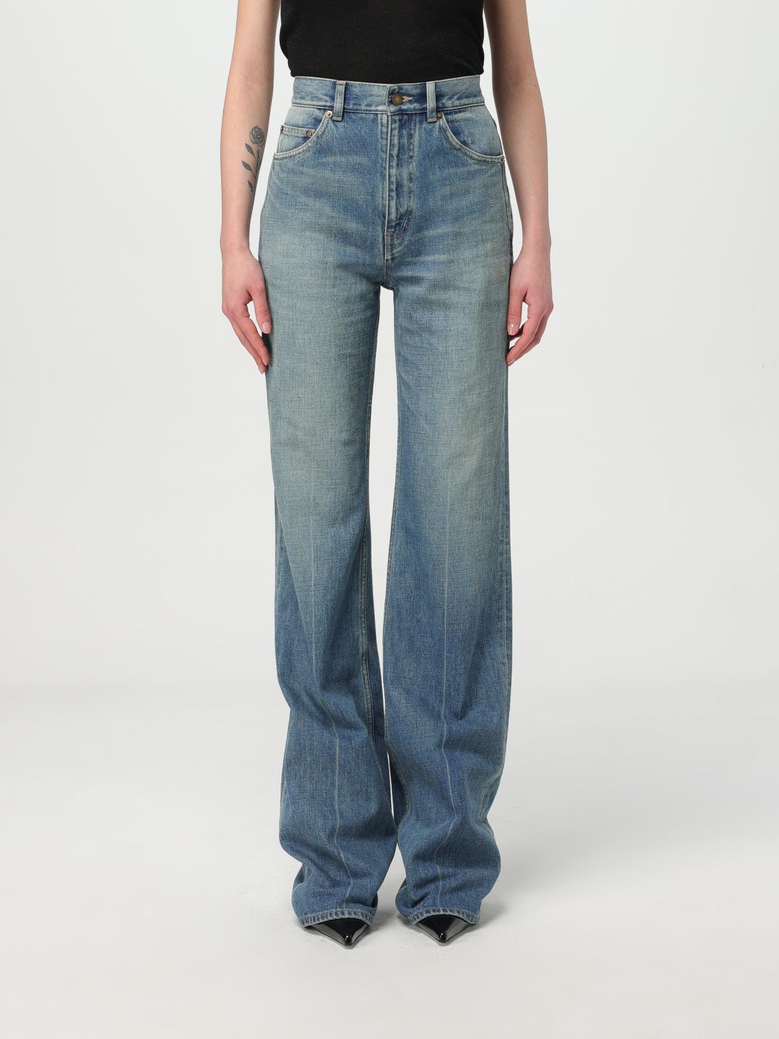 SAINT LAURENT VAQUEROS: Vaquero mujer Saint Laurent, Denim - Img 1