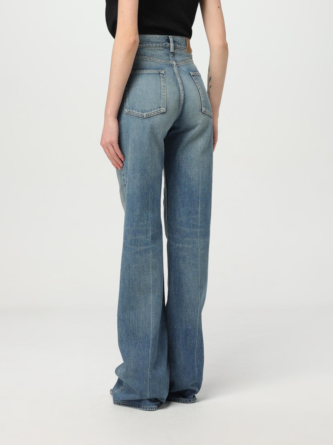 SAINT LAURENT VAQUEROS: Vaquero mujer Saint Laurent, Denim - Img 3
