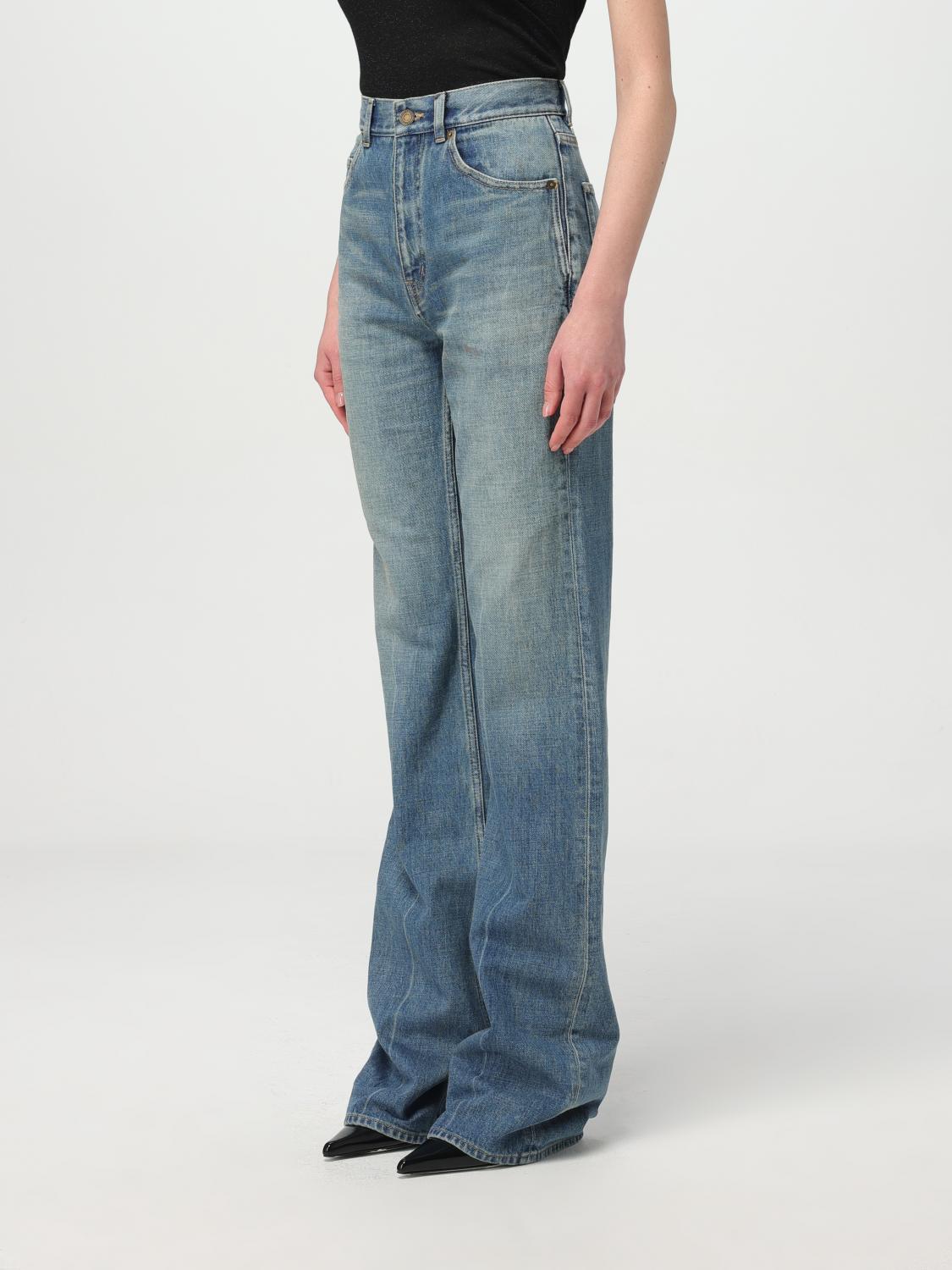 SAINT LAURENT VAQUEROS: Vaquero mujer Saint Laurent, Denim - Img 4