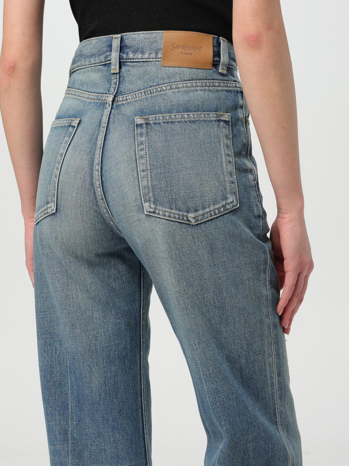 SAINT LAURENT VAQUEROS: Vaquero mujer Saint Laurent, Denim - Img 5