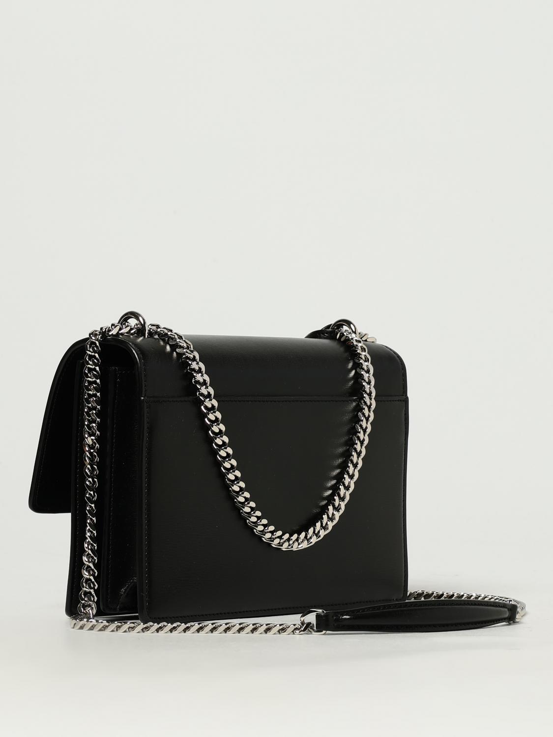 SAINT LAURENT BORSA MINI: Borsa Sunset Medium Saint Laurent in pelle , Nero - Img 3