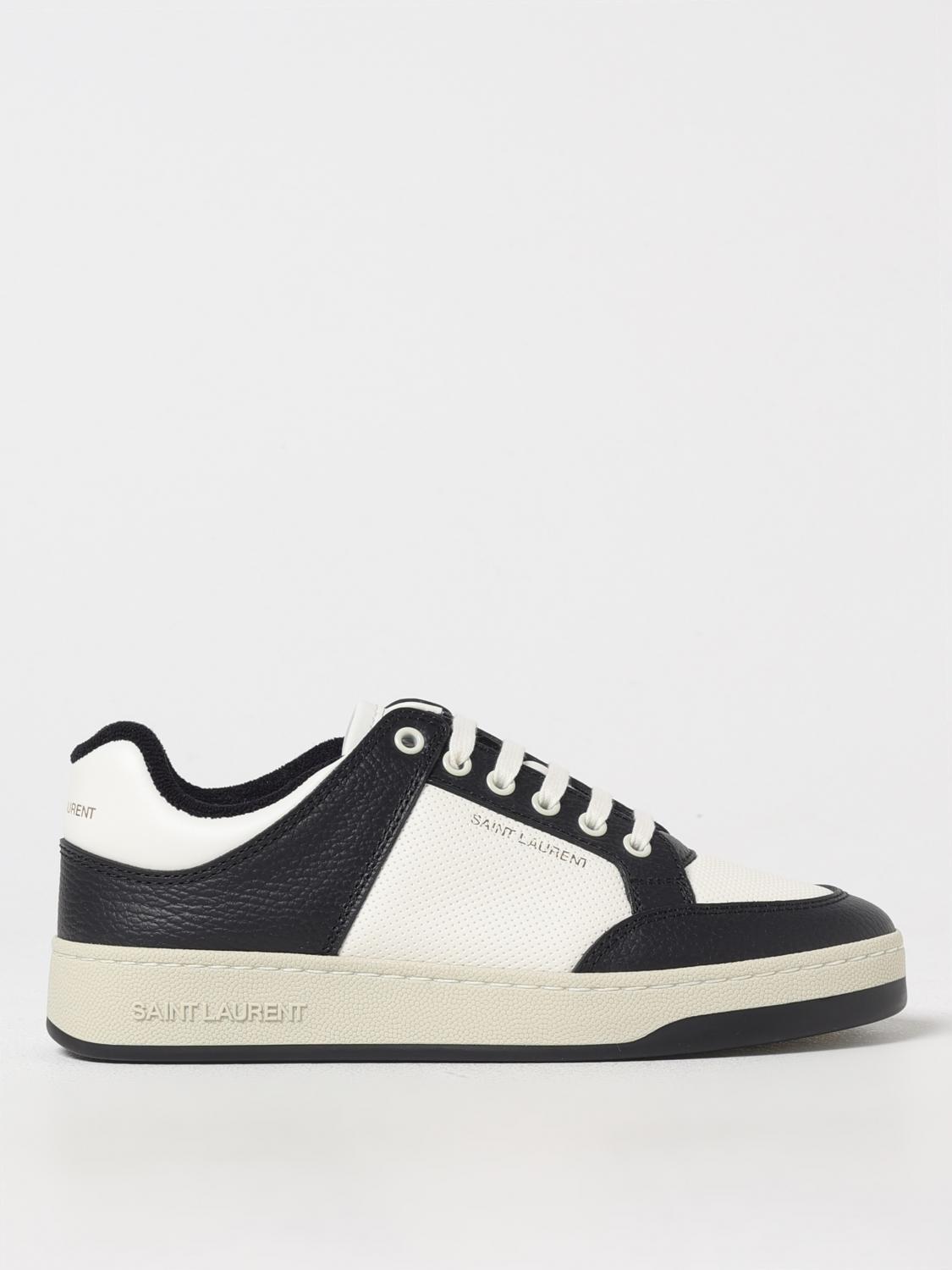 SAINT LAURENT SNEAKERS: Sneakers SL/61 Saint Laurent in pelle , Panna - Img 1