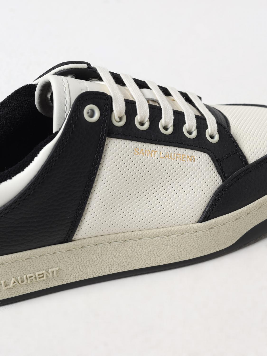 SAINT LAURENT SNEAKERS: Sneakers SL/61 Saint Laurent in pelle , Panna - Img 4