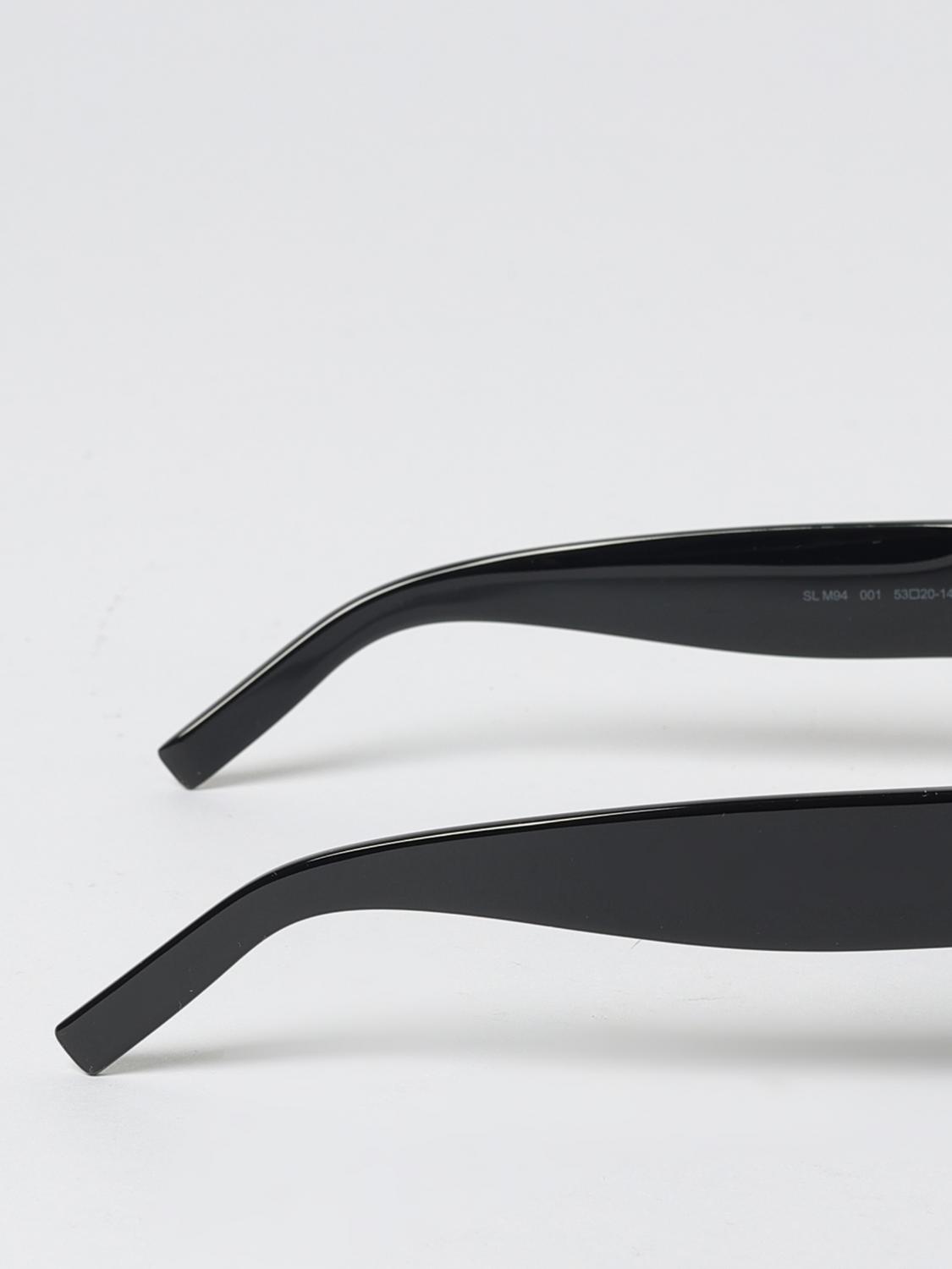 SAINT LAURENT OCCHIALI DA SOLE: Occhiali da sole SL M94 Saint Laurent in acetato , Nero - Img 3
