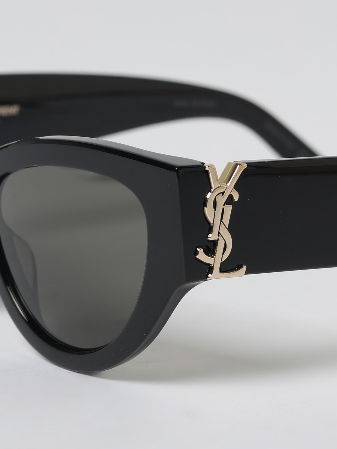 SAINT LAURENT OCCHIALI DA SOLE: Occhiali da sole SL M94 Saint Laurent in acetato , Nero - Img 4