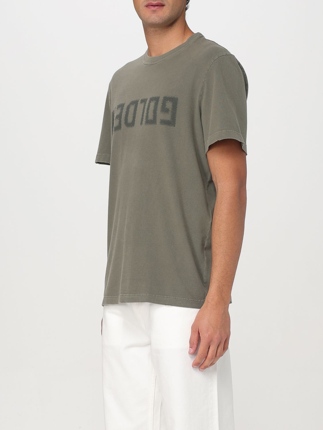 GOLDEN GOOSE T-SHIRT: T-shirt men Golden Goose, Olive - Img 4