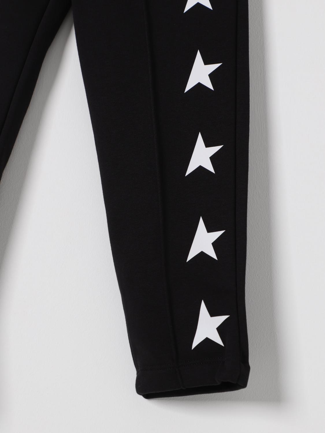 GOLDEN GOOSE PANTALONE: Pantalone sportivo Golden Goose con stelle, Nero - Img 3