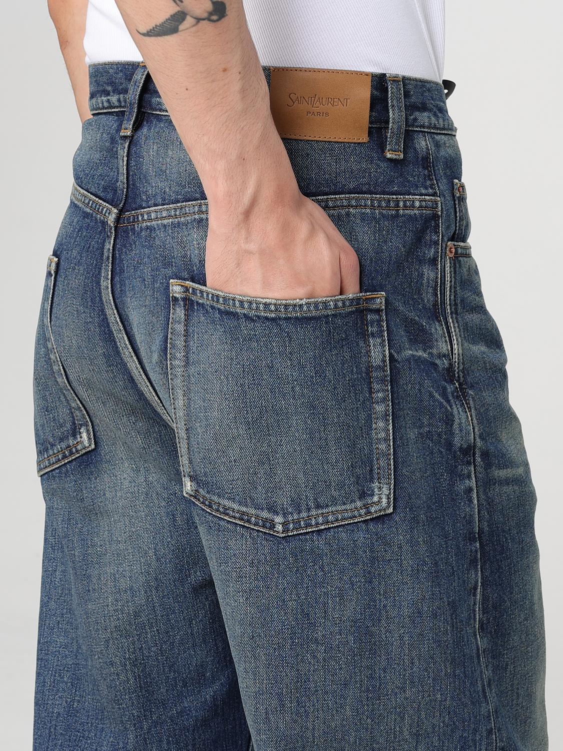 SAINT LAURENT JEANS: Jeans hombre Saint Laurent, Denim - Img 4