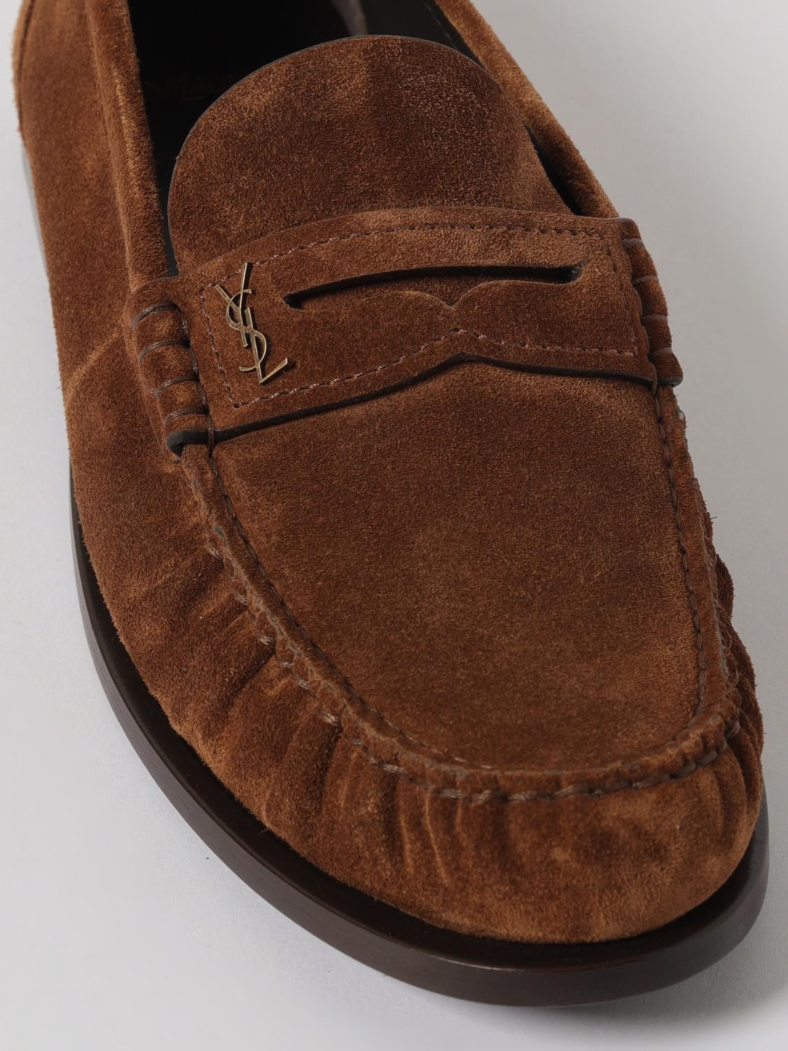 SAINT LAURENT LOAFERS: Shoes men Saint Laurent, Dark - Img 4