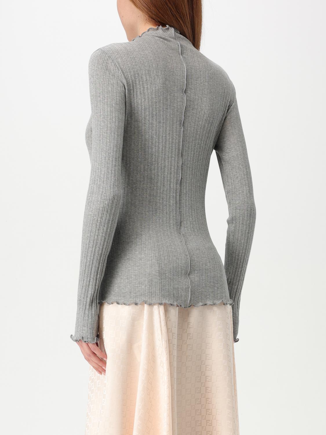FENDI JERSEY: Jersey mujer Fendi, Gris - Img 3