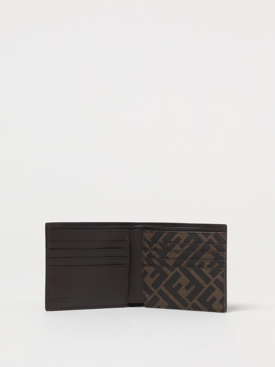 FENDI WALLET: Wallet men Fendi, Brown - Img 2