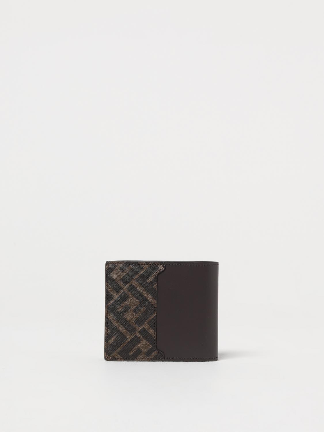 FENDI WALLET: Wallet men Fendi, Brown - Img 3