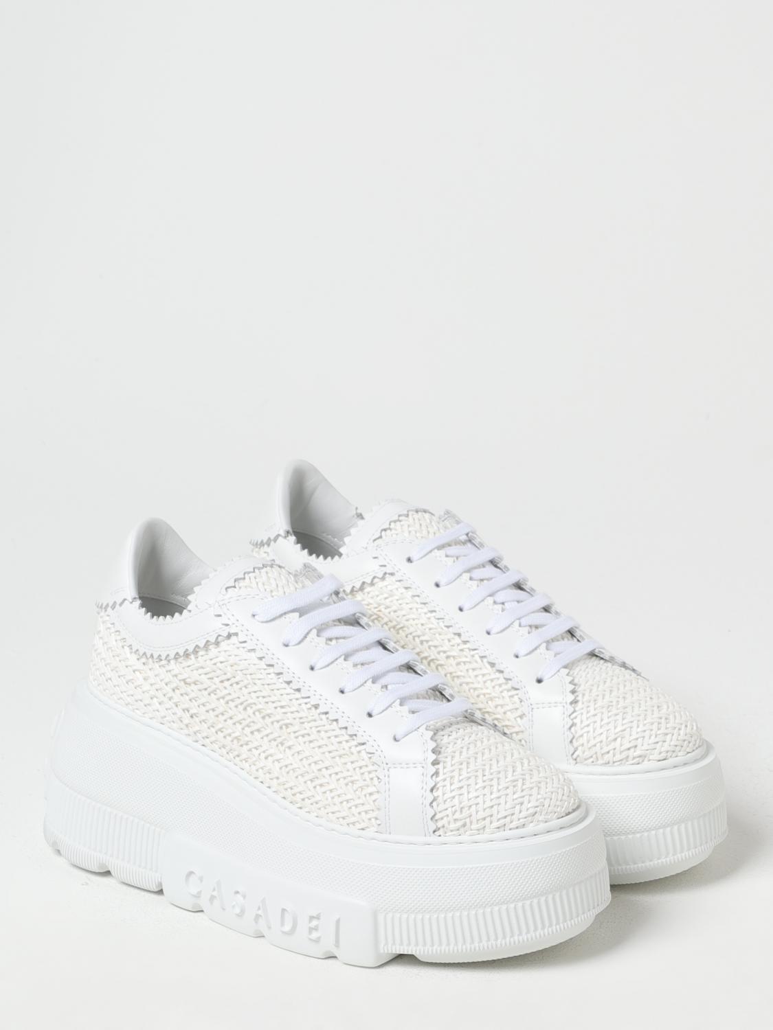 CASADEI BASKETS: Baskets femme Casadei, Blanc - Img 2