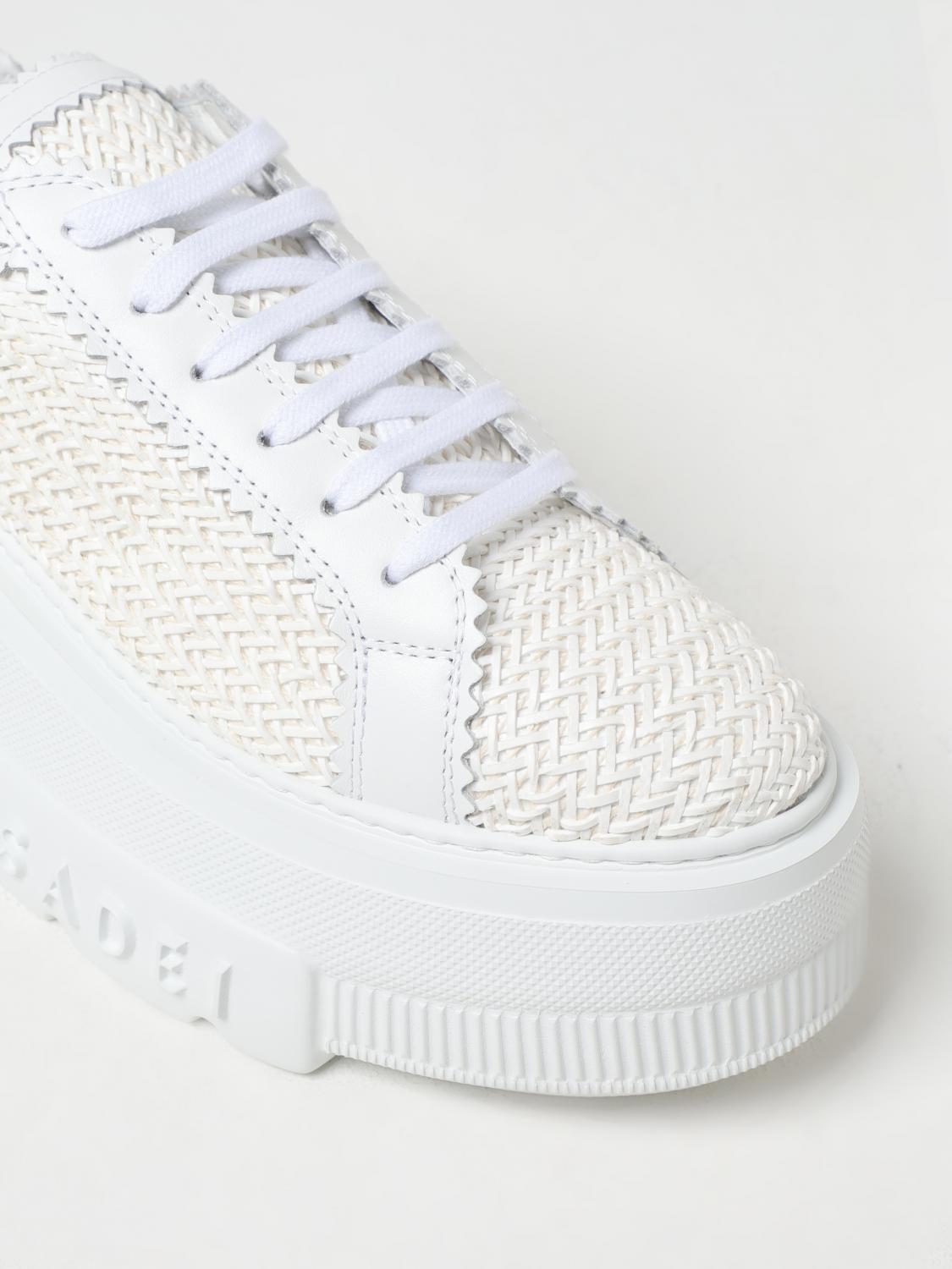 CASADEI BASKETS: Baskets femme Casadei, Blanc - Img 4