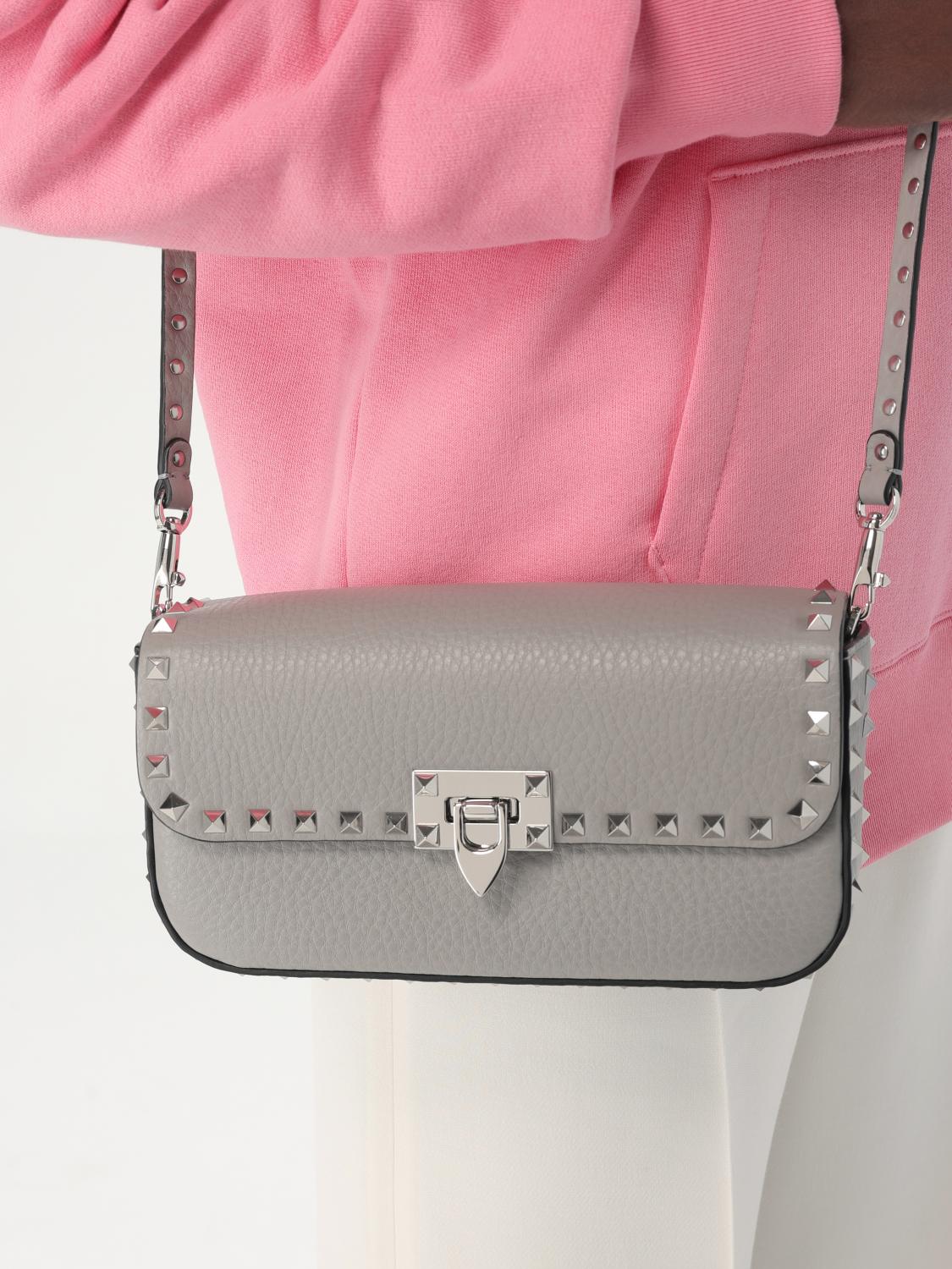 VALENTINO GARAVANI SHOULDER BAG: Shoulder bag woman Valentino Garavani, Grey - Img 2