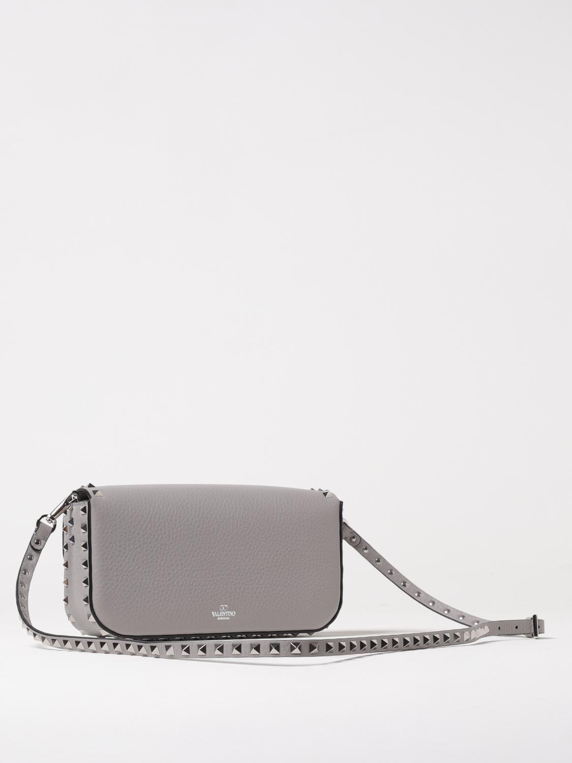 VALENTINO GARAVANI SHOULDER BAG: Shoulder bag woman Valentino Garavani, Grey - Img 3