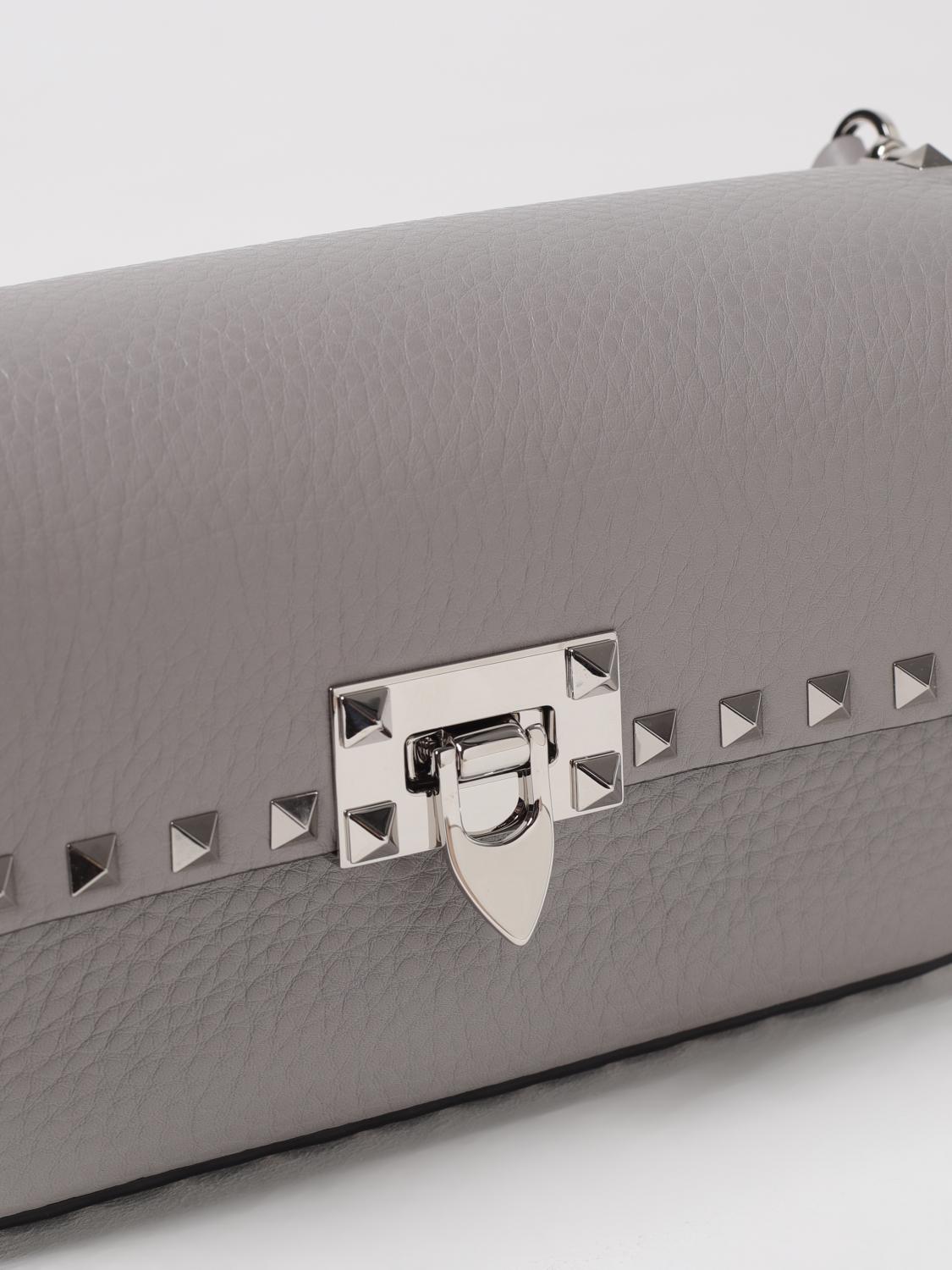 VALENTINO GARAVANI SHOULDER BAG: Shoulder bag woman Valentino Garavani, Grey - Img 4