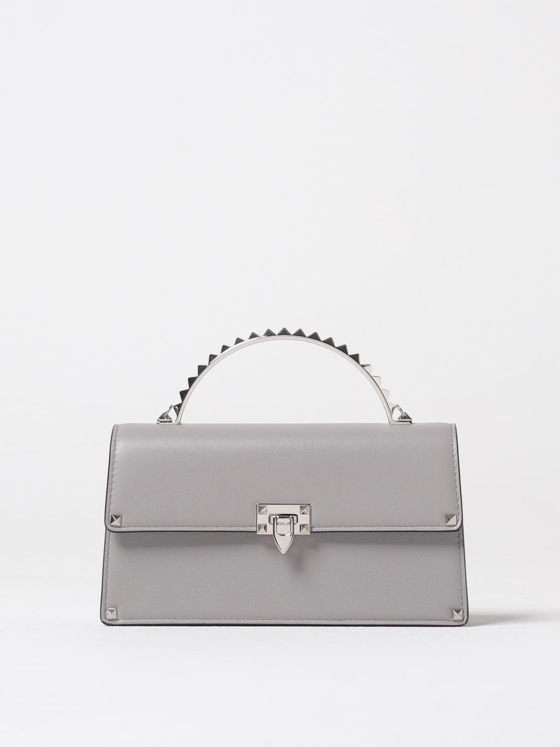 VALENTINO GARAVANI MINI BAG: Shoulder bag woman Valentino Garavani, Grey - Img 1