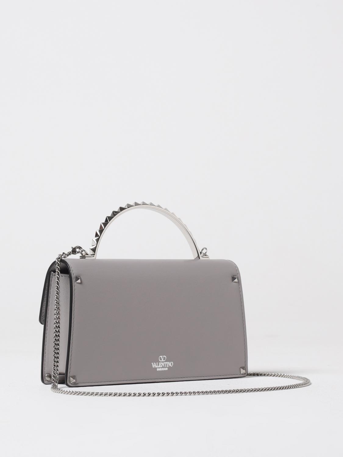 VALENTINO GARAVANI MINI BAG: Shoulder bag woman Valentino Garavani, Grey - Img 3