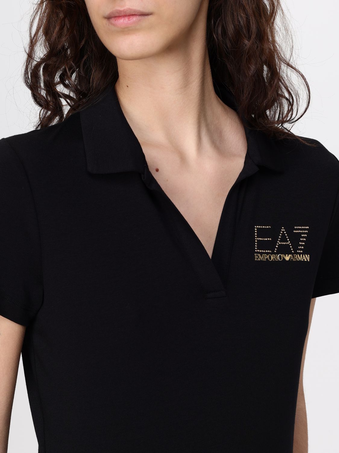 EA7 POLO: Polo mujer Ea7, Negro - Img 3