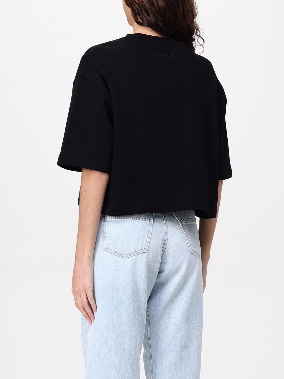 EA7 T-SHIRT: T-shirt damen Ea7, Schwarz - Img 2