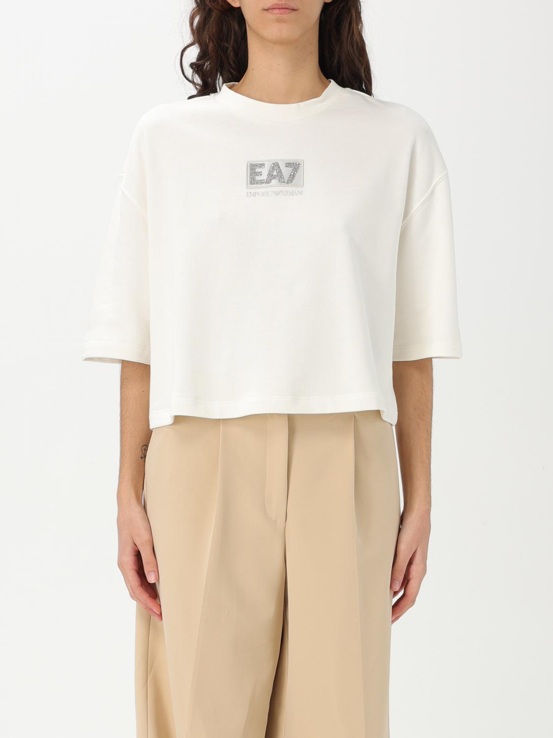 EA7 CAMISETA: Camiseta mujer Ea7, Natural - Img 1