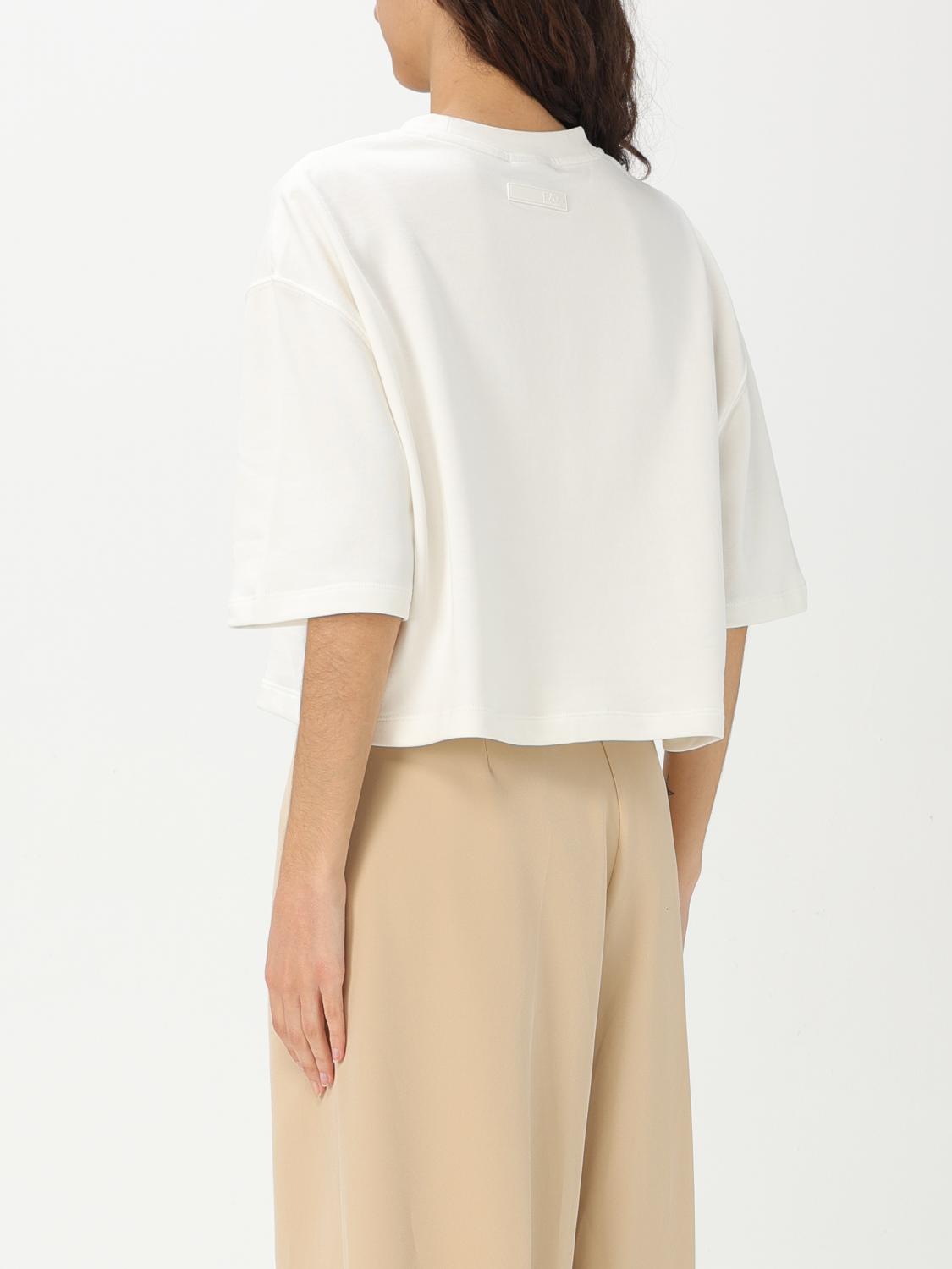 EA7 CAMISETA: Camiseta mujer Ea7, Natural - Img 2