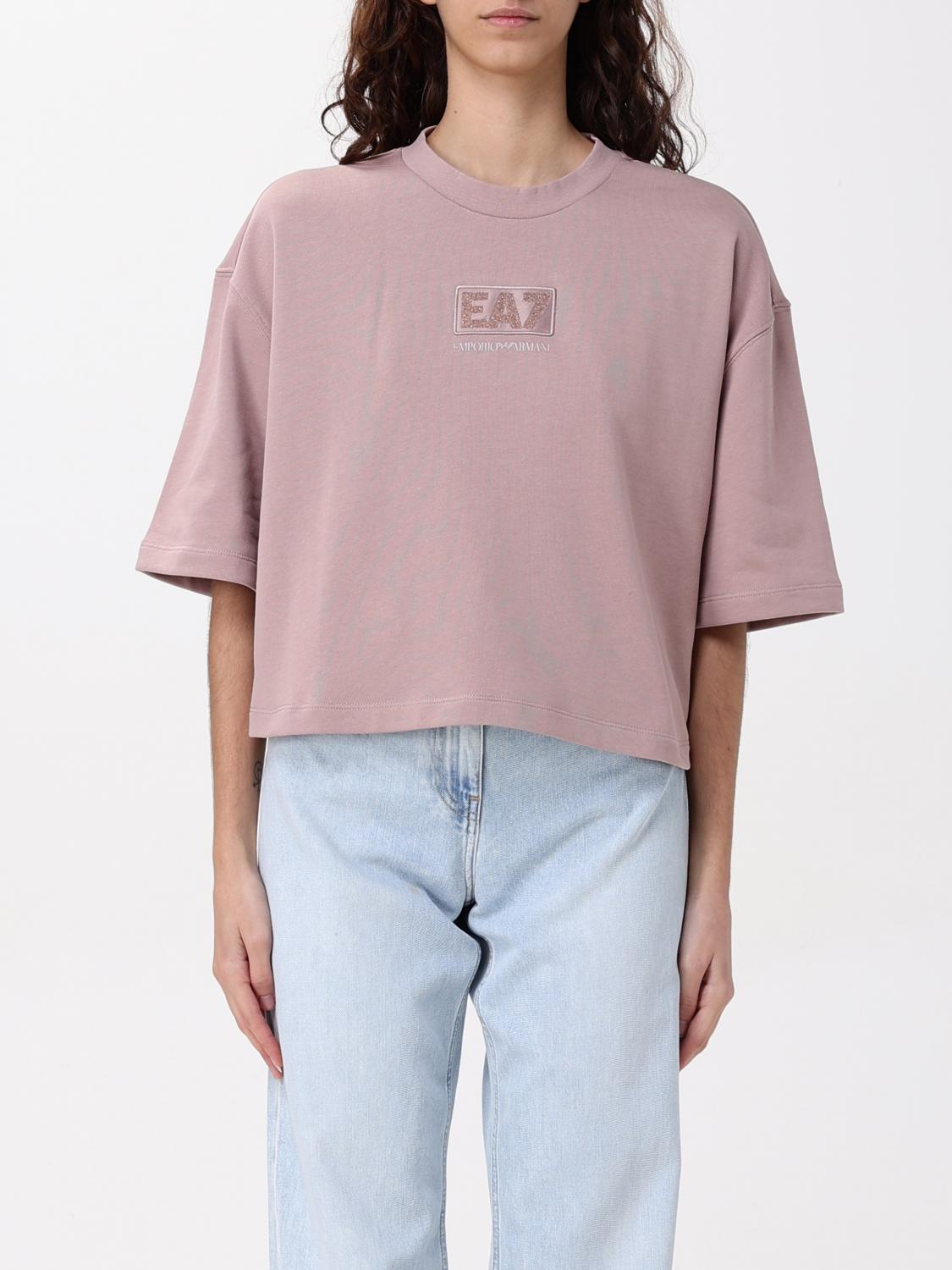 EA7 CAMISETA: Camiseta mujer Ea7, Rosa Pálido - Img 1