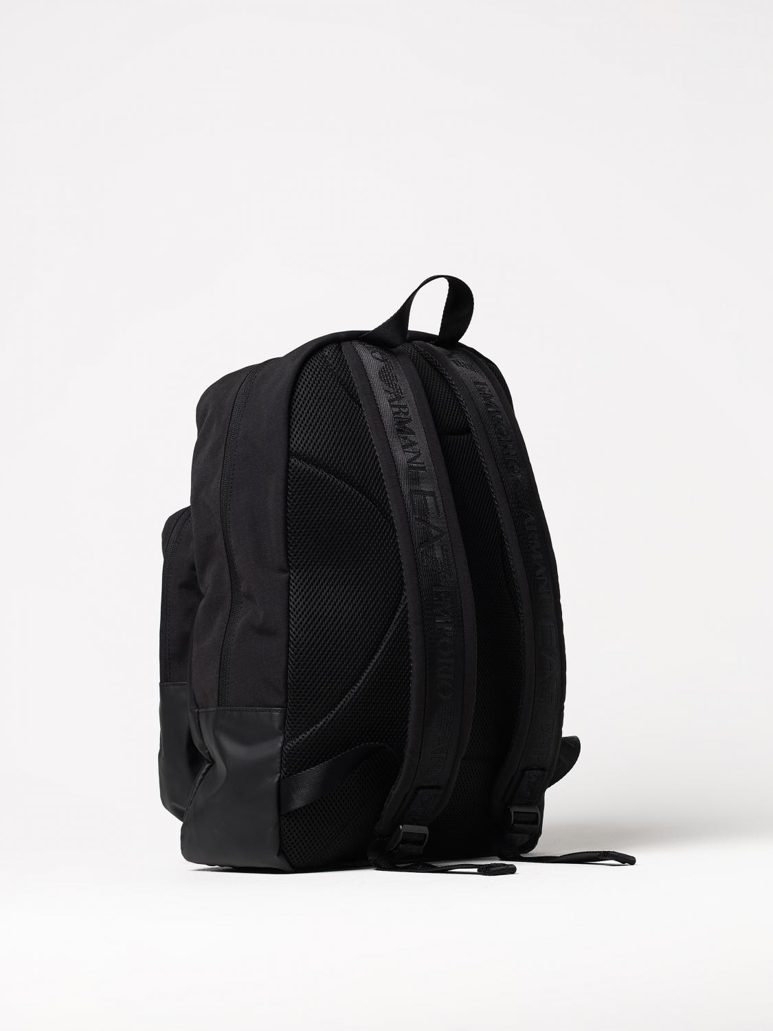 EA7 BACKPACK: Bags men Ea7, Black - Img 2