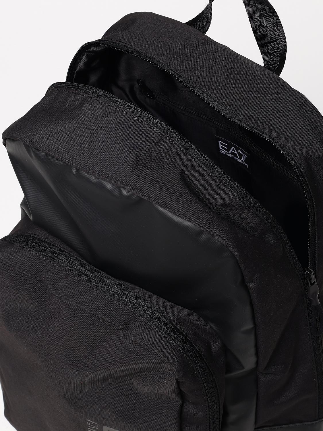 EA7 BACKPACK: Bags men Ea7, Black - Img 4