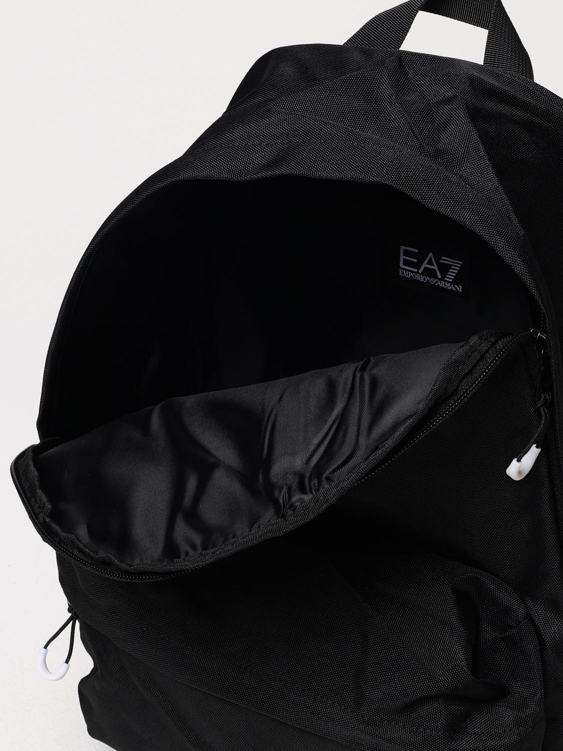 EA7 BACKPACK: Bags men Ea7, Black - Img 4